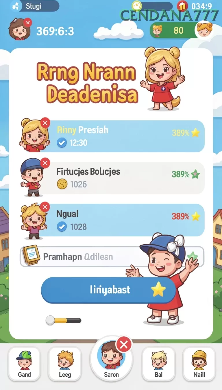 Cuplikan layar QQ1221 — menu navigasi
