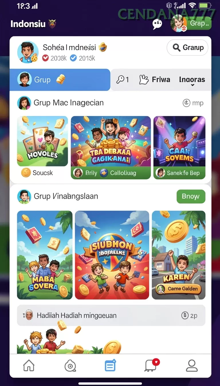 Cuplikan layar NADIMTOGEL — menu navigasi